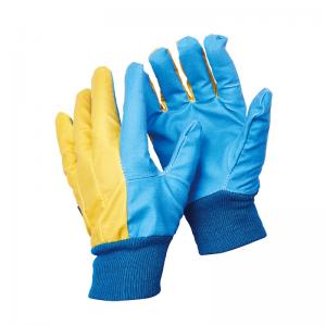 Anti-slip Safety Gardening Gloves for Women Drill Cotton Garden Glove about 54g/pr