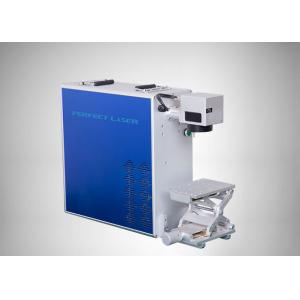China Air Cooled Jewelry Ceramic Electronic Laser Marker Machine Small 0.95MJ 20W 30W 50W supplier