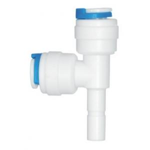 China Stem / Ping In Tee Adapter Quick Disconnect Water Hose Fittings ,  Blue Water Hose Connectors supplier