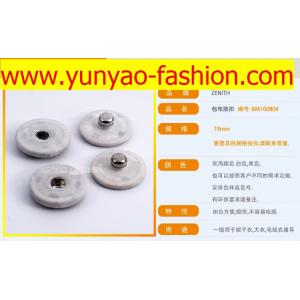 China March  factory making burlap fabric covered button supplier