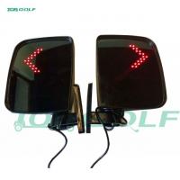 China ABS Adjustable Golf Cart Mirrors With Turn Signals No Vibration For Golf Car Club Car on sale