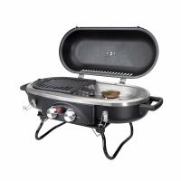 China Easily Assembled 2 Burner Propane BBQ Gas Grill with Rotisserie Natural Gas Type on sale