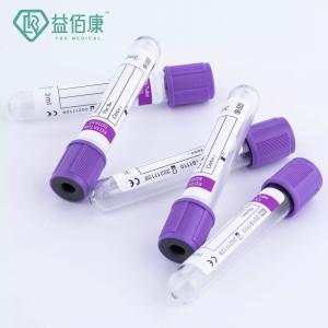 China K3 EDTA Blood Sample Vials 3ml 13*75mm Glass Vacuum Tube with OEM brand supplier
