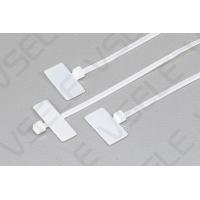 China Marker Industrial Cable Ties Tag Labels Plastic Loop Self Locking White on sale