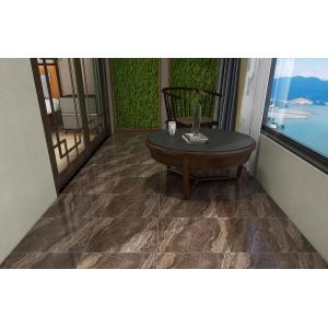 400x400mm Ceramic Rustic Tile Inside Floor Wall Tile Dark Brown  For Balcony Bathroom