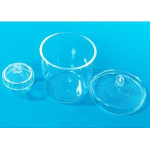 China Polishing Grind Edge Quartz Glass Crucible Reliable 1-30mm Thickness wholesale