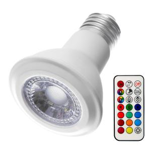 RGB Replacement LED Spotlight Bulbs 3W PC Material 60° Beam Angle