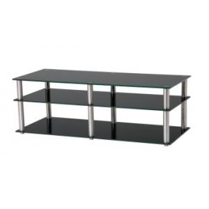 China contemporary rectangle black tv stand xyts-006 supplier