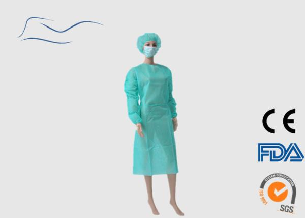 High Elasticity Disposable Isolation Gowns CE / ISO Certification 18G