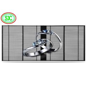 China P3.9-7.8mm Transparent LED Screen 500x500mm 1920Hz Refresh Rate wholesale