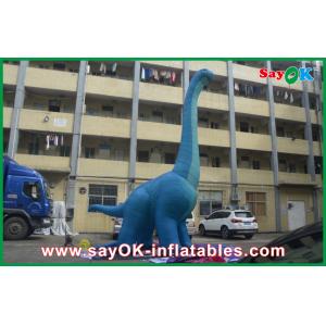 10m Blue Large Inflatable Dinosaur PVC Waterproof Blow Up Cartoon Characters Dragon