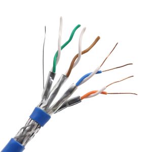 China SFTP FTP personalizado UTP Cable de cobre Cat6 Cat7 Cat8 24 Awg Cable de Ethernet Cat6 externo supplier