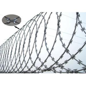 China Anti Corrosion Razor Blade Barbed Wire BTO- 22 For Construction Fencing supplier