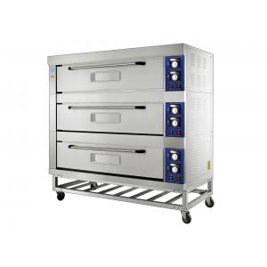 China Large Capacity Electric Deck Oven Comes With Stainless Steel Exterior Chamber wholesale