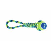 China Nylon TPR Dog Tough Chew Toys Tennis With Rubber Handle Eco Friendly on sale