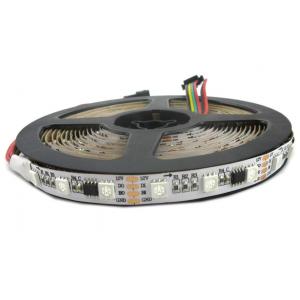 5V / 12V Dimmable RGB LED Strip Lights , WS2818 IC Commercial Outdoor LED Rope Lights 
