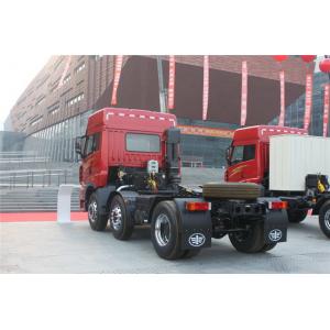 Red J5P Dump Truck Dumper 6*2 / Heavy Duty Truck FAW JIEFANG Right Drive