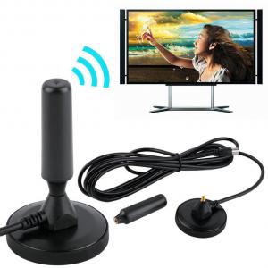 China 30dbi Gain and F or IEC Connect Type Digital Indoor TV Antenna for High Definition TV supplier