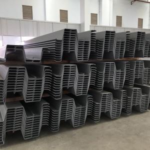 High Strength Steel Sheet Pile PaintedVaried Weight For Construction Projects