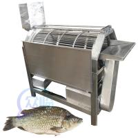 China Seafood processing plant machinery and equipment efficiently remove fish scales tilapia Rotary Drum type fish descaler on sale