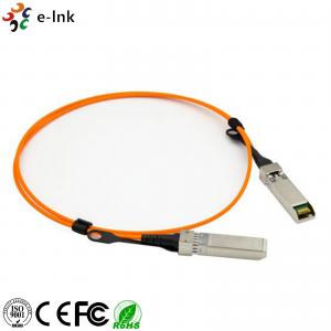China Active Optical Cable Fiber Optic Transceiver Module OM2 Cable Length 1m 10G SFP+ To SFP+ supplier