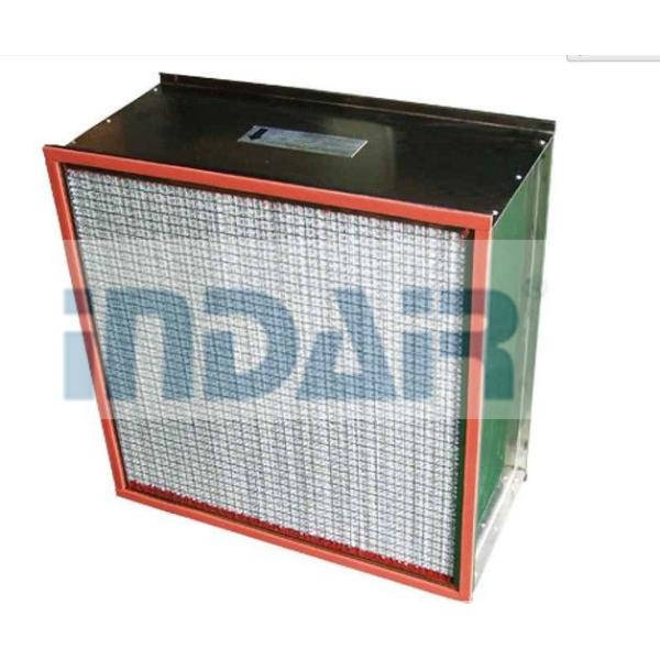 China filtre fait sur commande final H13 de la chute de pression 500Pa HEPA avec le séparateur 350℃ résistant à la chaleur supplier