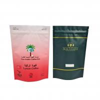 China Robusta Coffee Beans Bags Customized Printed With Logo Food Grade Stand Up Zip Lock Coffee Chocolate Bag on sale