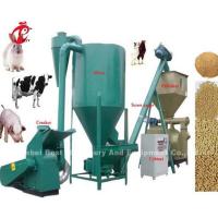 China Hammer Feed Mill Machine With Crusher And Mixer For Poultry Animal Farm 220V 6KW Ada on sale