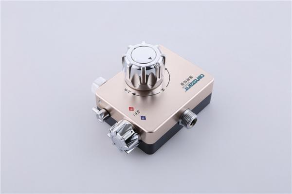 Gold Bath Thermostatic Mixing Valve Copper Configuration Anti - Scalding