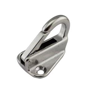 China Marine Fender Bracket Stainless Steel Spring Locked Fender Hook Snap Fending Hook Attach Rope Boat Sail Tug wholesale
