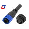 China 12 Pin Waterproof Data Connector M19 Push Lock Industrial Plug Socket wholesale