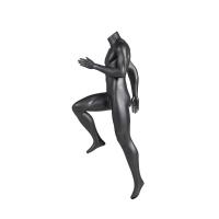 China Headless Sports Mannequin Display Male Running High Leg Raised Matte Glass Fiber on sale