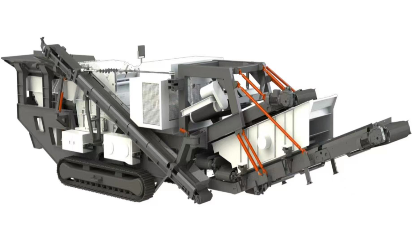 China Crawler type mobile crushing station.Flexible configuration, multiple models of crushers to choose from, and simple site requirements for layout. wholesale