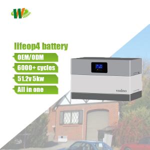 Floor Standing 5Kwh 10Kwh 20Kwh LiFePO4 Stackable Rechargeable Battery Pack With Smart BMS For Home