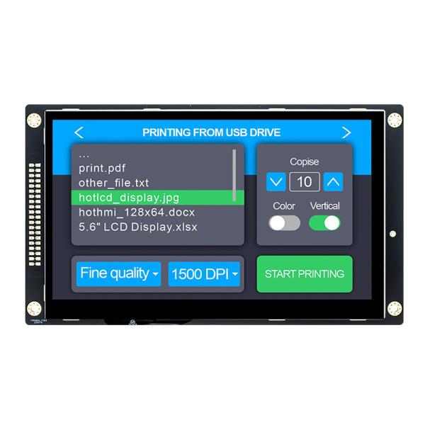 7 Inch Sunlight Readable TFT LCD Display Module For Industrial
