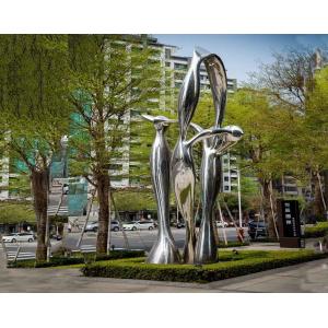 Street Decoration Stainless Steel Art Sculptures 5 Meter Height Polished Mirror Finishing