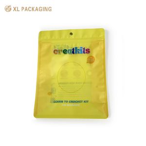 China XL Packaging Custom Paper Sticker Label  Self Sealing Mylar Zipper Bag Plastic Stand Up Packaging Bag Customized Logo Printed wholesale