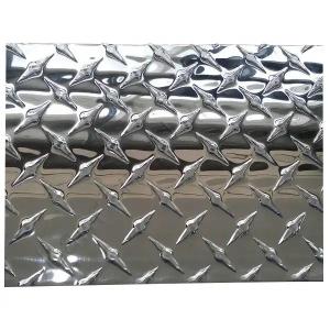 China 8mm Aluminum Diamond Plate Sheet Metal Embossed Perforated Aluminium Checker Plate Sheet supplier