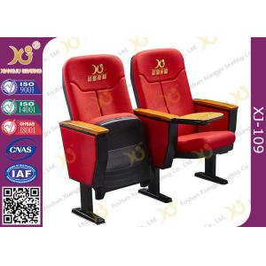 Standard Design Ergonomic Back Rest Movie Theater Chairs With Logo On Seat Back