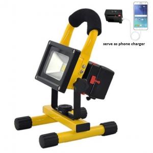 China Battery Detachable & Rechargeable LED Flood Light 10W 20W  Battery detachable, rechargeable and portable  IP54 waterproo supplier