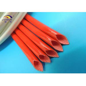 200℃ High Temperature Silicone Resin Coated Braided Fiberglass Sleeve for Electronic