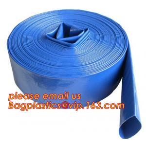 China Liquid PVC Layflat Discharge Tubing High Pressure Water Hose 40MM For Agriculture Project supplier