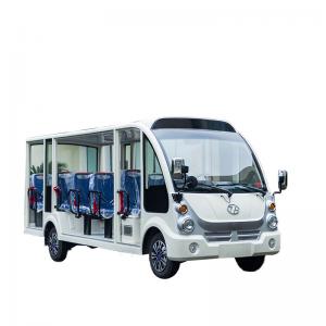 72V Large Capacity lead Acid Battery 14 Seater Electric Tourist Bus Sightseeing Car