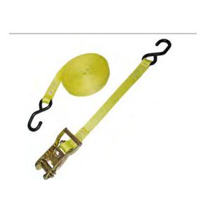 Lorry Ratchet Tie Down Strap Cargo Lashing Straps With 35mm Width