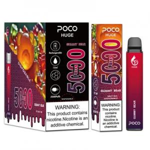 China Baking Paint POCO 5000 Puffs Ecig Vape Pen Mods Nicotine 5% supplier