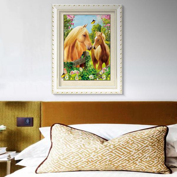 Horse 3D Lenticular Picture For Advertisement Poster Frame Or Frameless