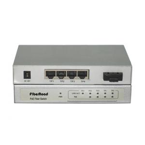 China 100Base-FX Fiber Power Over Ethernet Switch 4 Port For Surveillance Camera supplier
