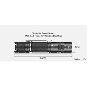 China USB Rechargeable LED Flashlight For Self Defense / Outdoor 15 Days Run supplier