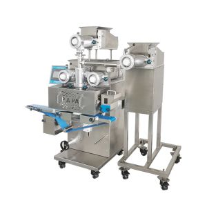 China P188 Four Hoppers Encrusting Machine for 3-Fillings Ball and Multi-Layer Products with 220V Voltage and 400kg Weight wholesale