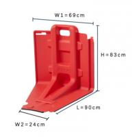 China New Red Plastic Brand Design Flood Barrier For Building Stop Water And Flood on sale
